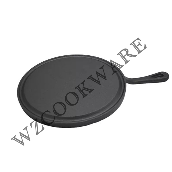 Pre-seasoned Cast Iron Frying Pan with Long Handle