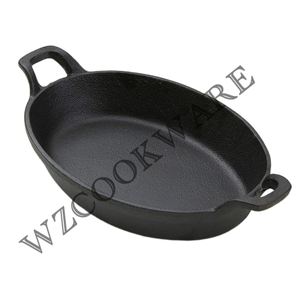 Oval Pre-seasoned Cast Iron Baking Dish